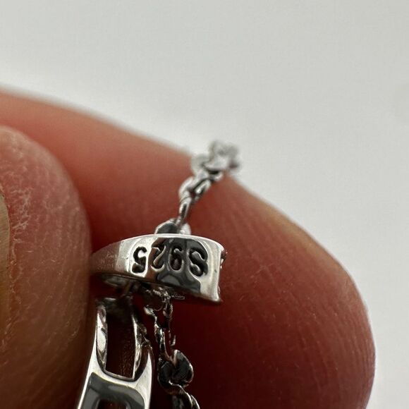 1.3ct Mozambique Garnet with halo of cz diamonds, pendant on a 18" 925 chain! - Picture 12 of 15